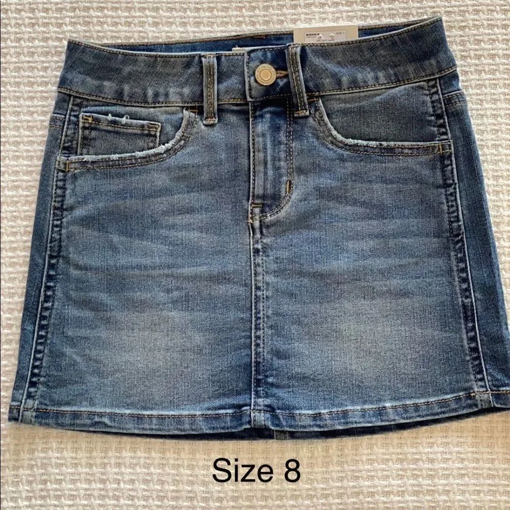 SO GIRLS Denim Stretch Skirt Size 8